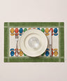 Multicolor Tecolote Earth Moss Linen