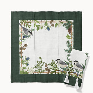 Green Chickadee Servilleta