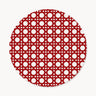 Dark Red Linen