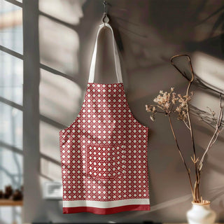 Delantal Dark Red Rattan