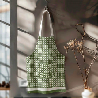 Delantal Earth Moss Rattan
