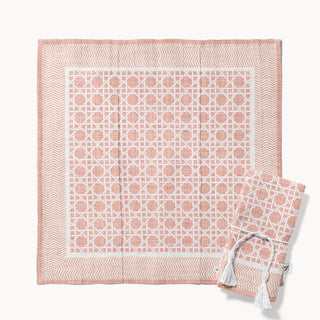 Servilleta Rose Cloud White Rattan