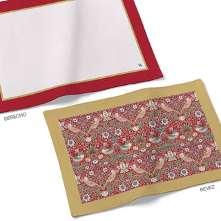 Strawberry Thief Individual Reversible Semi Impermeable