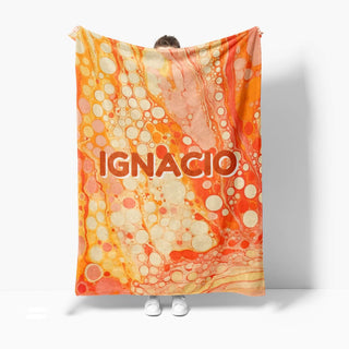 Cobija Personalizada Papaya Marble