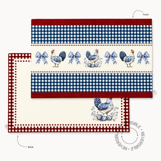 Individual Red Farmhouse Toile / Set 2