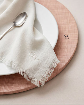 Funda de Bajaplato Rose Cloud Linen