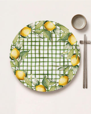 Funda de Bajaplato Green Lemon Crown