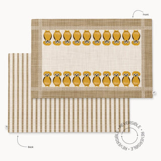 Individual Tecolote Vanilla Linen / Set 2
