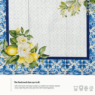 Lemon Di Maiolica Napkin