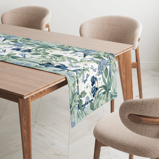 Mint Blossom Table Runner