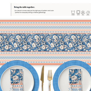 Wild Indigo Table Runner