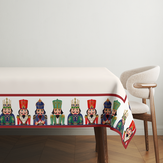 Cream Nutcracker Mantel Semi Impermeable