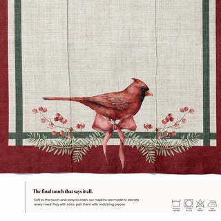 Cardinal Charm Napkin