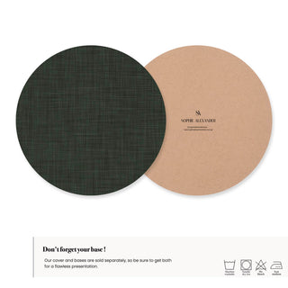 Funda de Bajaplato Night Forrest Linen