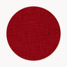 Dark Red Linen