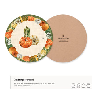 Pumpkin Medley  Plate Cover