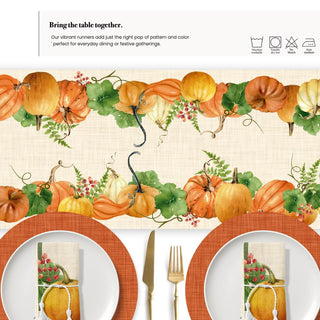 Pumpkin Harvest Table Runner