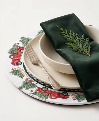 Funda de Bajaplato Country Christmas