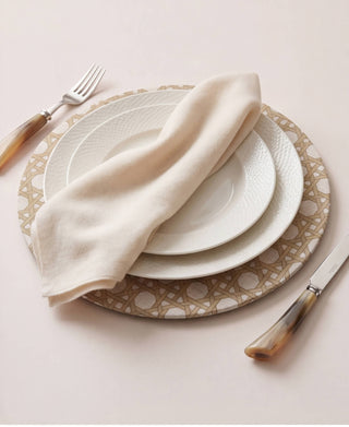 Funda de Bajaplato Wheat Rattan