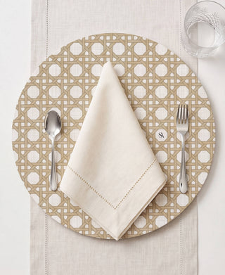 Funda de Bajaplato Wheat Rattan