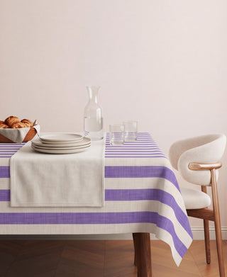 Mantel Violet Stripes