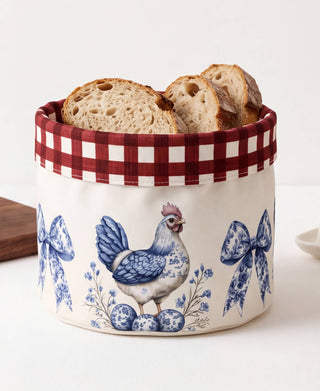 Panera Red Farmhouse Toile