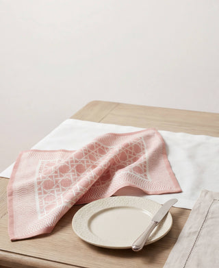 Servilleta Rose Cloud White Rattan