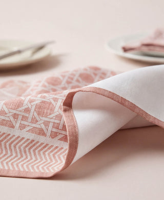 Servilleta Rose Cloud White Rattan