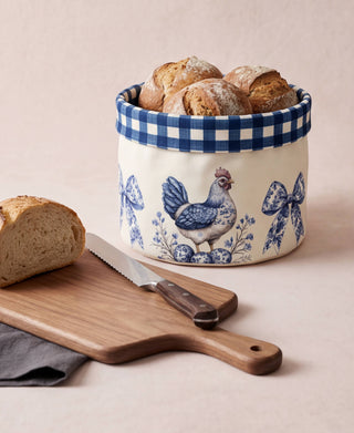 Panera Blue Farmhouse Toile