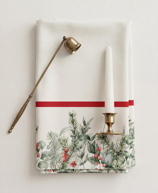Christmas Greenery Mantel Semi Impermeable