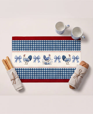 Individual Red Farmhouse Toile / Set 2