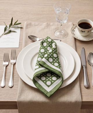 Servilleta Earth Moss Rattan