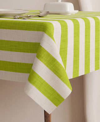 Mantel Lime Zest Stripes
