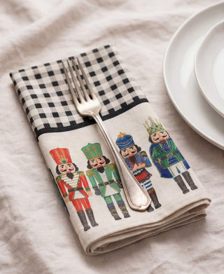 Black Nutcrackers Servilleta Semi Impermeable