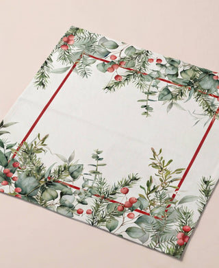 Christmas Greenery Servilleta