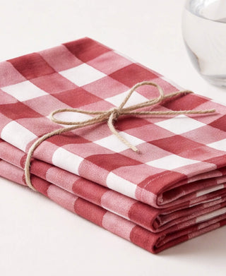 Servilleta Red Checkers