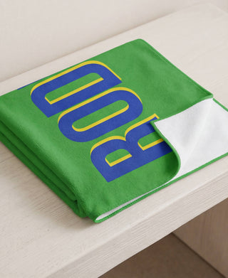 Toalla Verde y azul