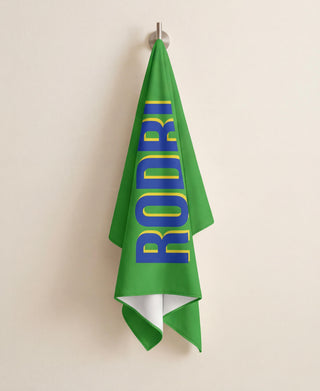 Toalla Verde y azul
