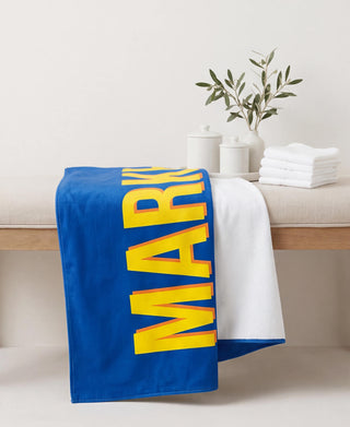 Toalla Amarillo y azul