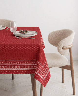 Mantel Red Print