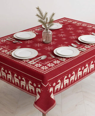 Mantel Red Scandinavian Christmas