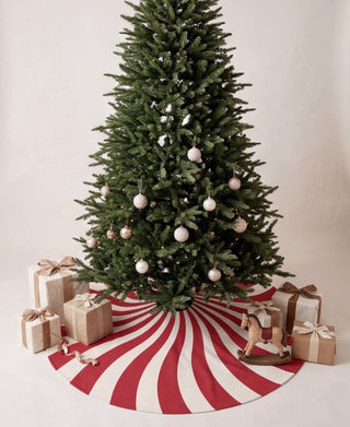 Faldón del Árbol Candy Cane