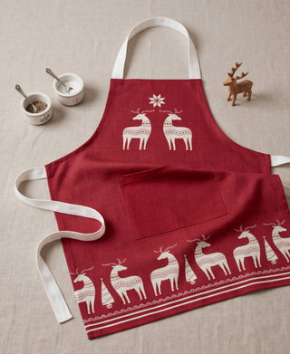 Delantal Red Scandinavian