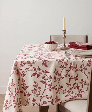 Mantel Red Leaf