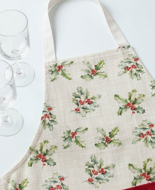 Delantal Holly Jolly