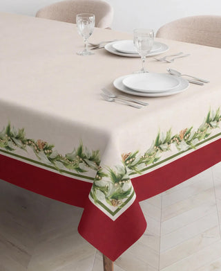 Red Garland Mantel Semi Impermeable