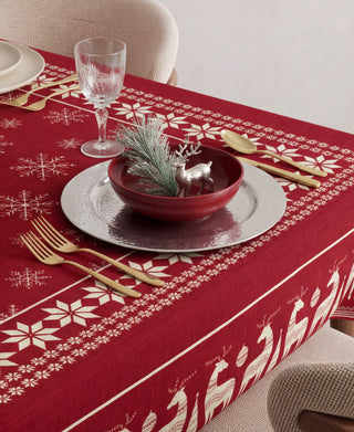 Mantel Red Scandinavian Christmas