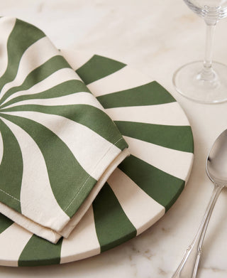 Green Candy Cane Funda de Bajaplatos