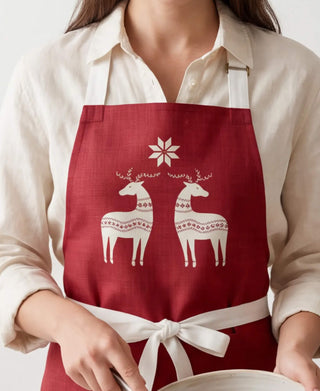 Delantal Red Scandinavian