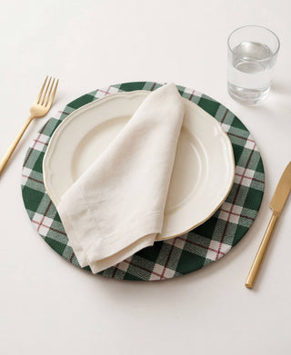 Funda de Bajaplato Green Tartan